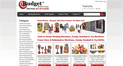 Desktop Screenshot of budgetvendingsupply.com