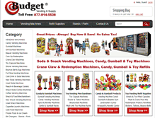 Tablet Screenshot of budgetvendingsupply.com